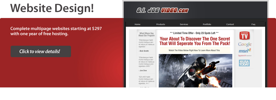 website design